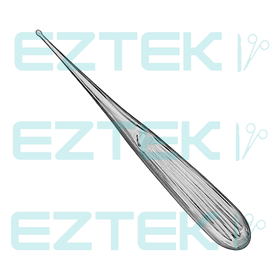 Bruns Bone Curette, 6.75", Straight Oval Cup, Premium