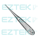 Bruns Bone Curette, 6.75", Straight Oval Cup, Premium-7