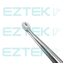 Bruns Bone Curette, 6.75", Straight Oval Cup, Premium-8