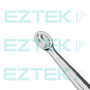 Bruns Bone Curette, 6.75", Straight Oval Cup, Premium-11