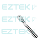 Bruns Bone Curette, 6.75", Straight Oval Cup, Premium-15