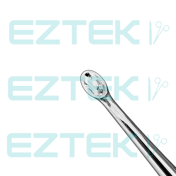 Bruns Bone Curette, 6.75", Straight Oval Cup, Premium