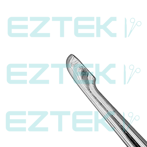 Bruns Bone Curette, 6.75", Straight Oval Cup, Premium