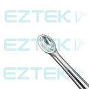 Bruns Bone Curette, 6.75", Straight Oval Cup, Premium-18