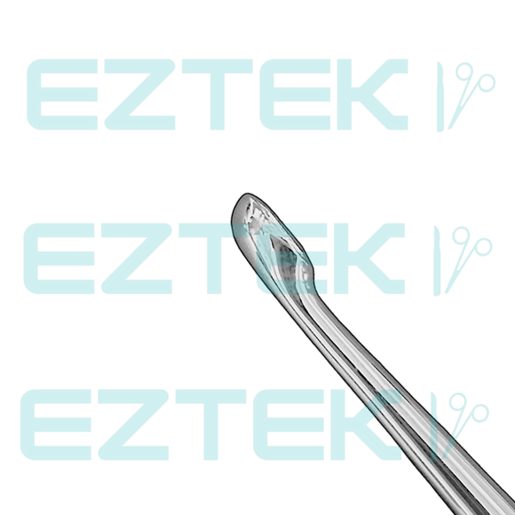 Bruns Bone Curette, 6.75", Straight Oval Cup, Premium