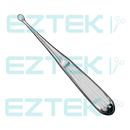 Bruns Bone Curette, 6.75", Straight Oval Cup, Premium-26