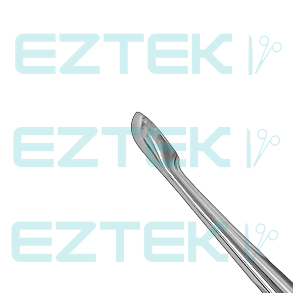 Bruns Bone Curette, 6.75", Straight Oval Cup, Premium