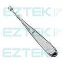 Bruns Bone Curette, 6.75", Straight Oval Cup, Premium-29