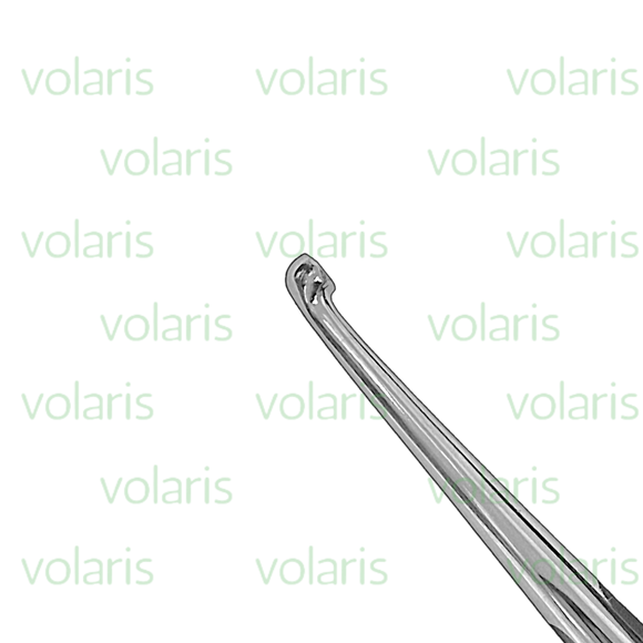 Brun Bone Curette, 6.75", Straight, Round Cup, Economy