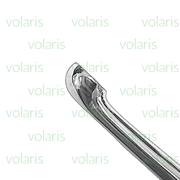 Brun Bone Curette, 6.75", Straight, Round Cup, Economy