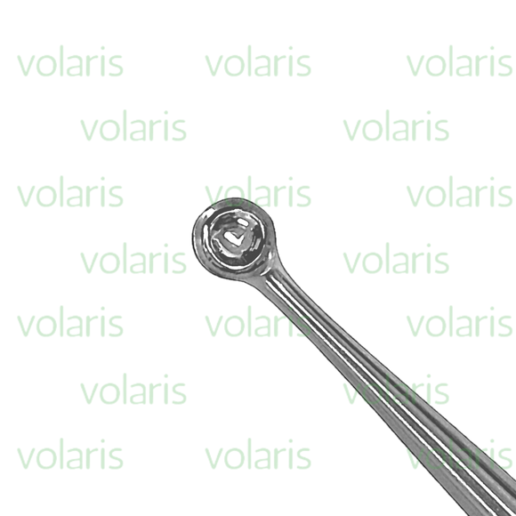 Brun Bone Curette, 6.75", Straight, Round Cup, Economy