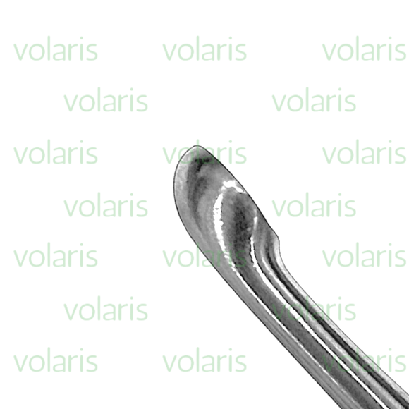 Brun Bone Curette, 6.75", Straight, Round Cup, Economy