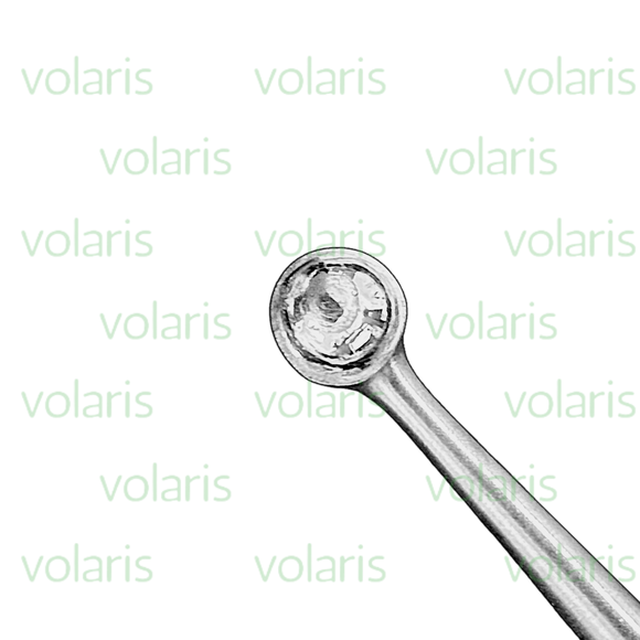 Brun Bone Curette, 6.75", Straight, Round Cup, Economy