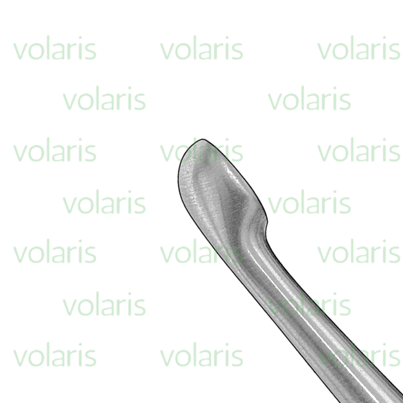 Brun Bone Curette, 6.75", Straight, Round Cup, Economy