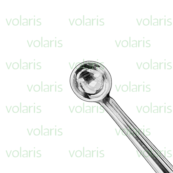 Brun Bone Curette, 6.75", Straight, Round Cup, Economy