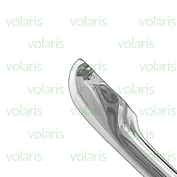 Brun Bone Curette, 6.75", Straight, Round Cup, Economy