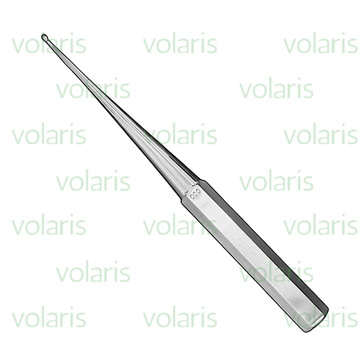 Brun Bone Curette, 9" Angled, Economy