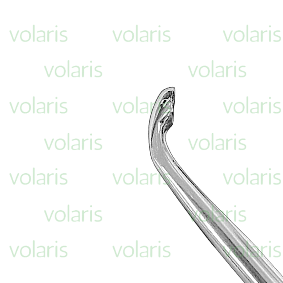 Brun Bone Curette, 9" Angled, Economy