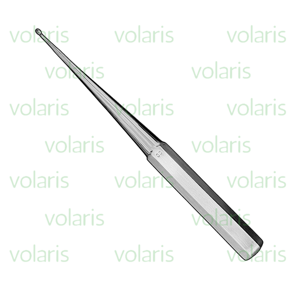 Brun Bone Curette, 9" Angled, Economy