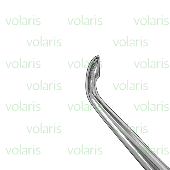 Brun Bone Curette, 9" Angled, Economy