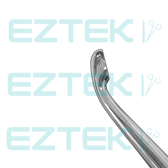 Brun Bone Curette, 9" Angled, Premium