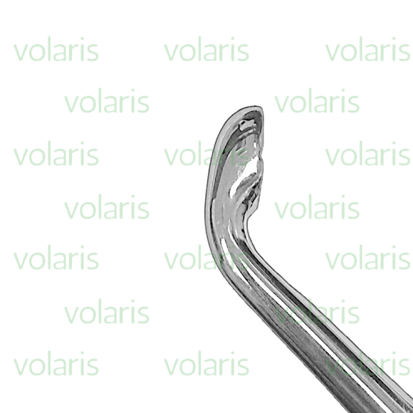 Brun Bone Curette, 9" Angled, Economy