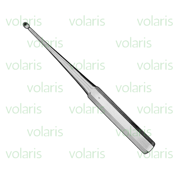 Brun Bone Curette, 9" Angled, Economy