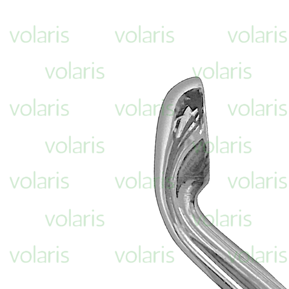 Brun Bone Curette, 9" Angled, Economy