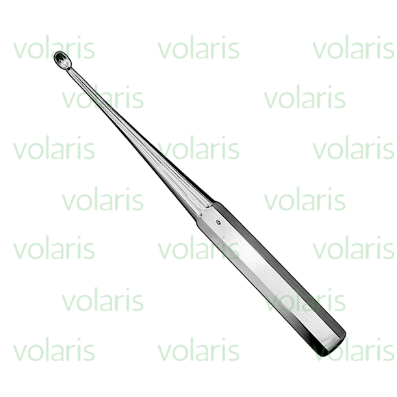 Brun Bone Curette, 9" Angled, Economy