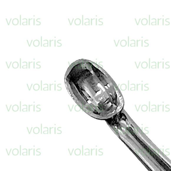 Brun Bone Curette, 9" Angled, Economy