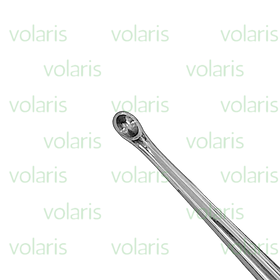 Brun Bone Curette, 9" Straight, Economy - 0