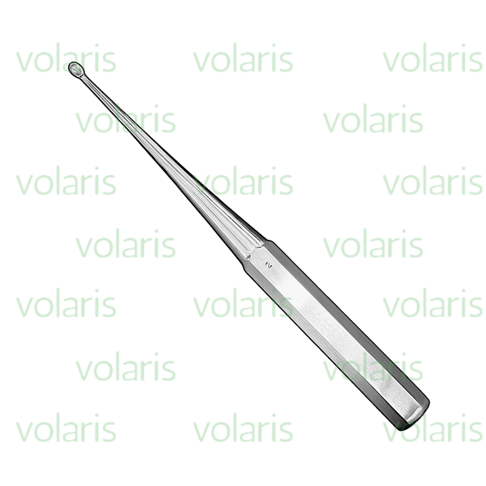 Brun Bone Curette, 9" Straight, Economy