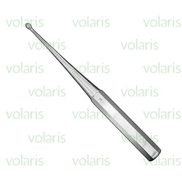 Brun Bone Curette, 9" Straight, Economy