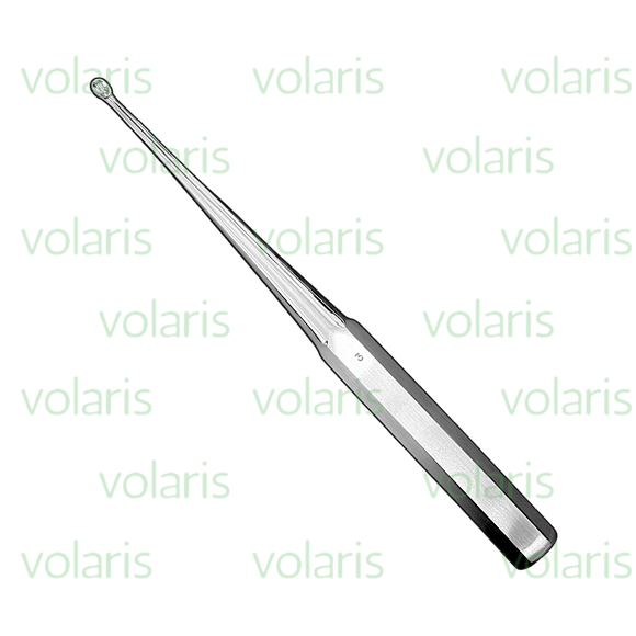 Brun Bone Curette, 9" Straight, Economy