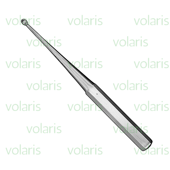 Brun Bone Curette, 9" Straight, Economy