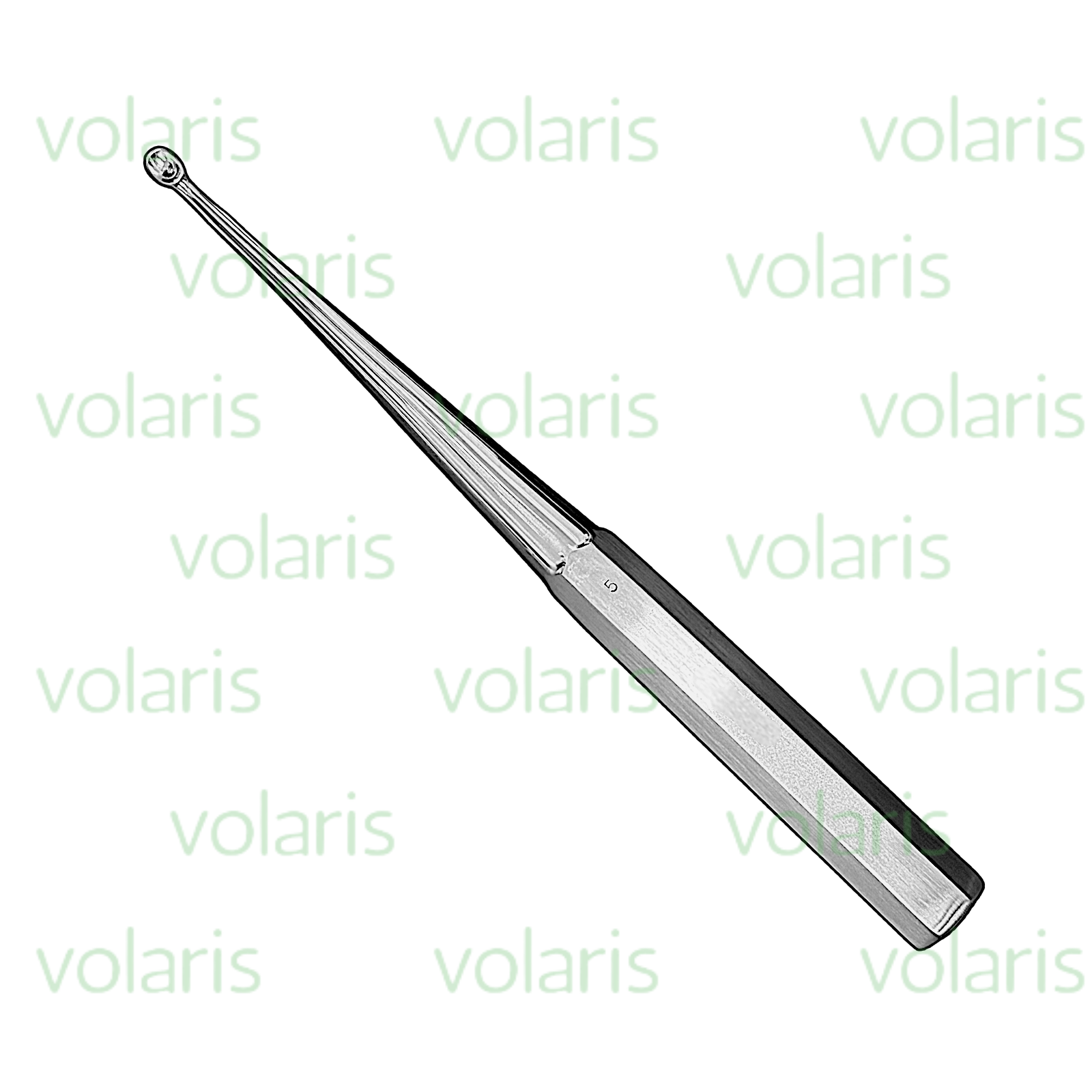 Brun Bone Curette, 9" Straight, Economy