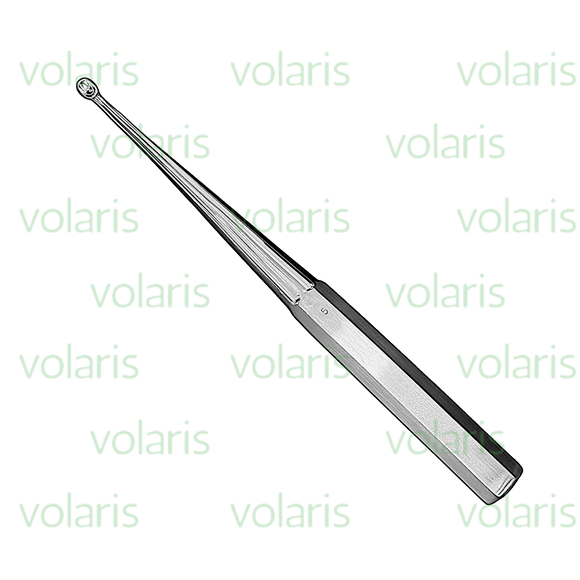 Brun Bone Curette, 9" Straight, Economy