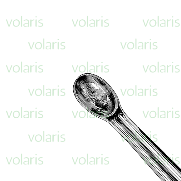 Brun Bone Curette, 9" Straight, Economy