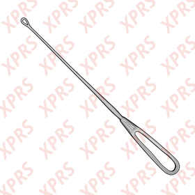 Bumm Uterine Curette, 12", Malleable Shank, Small Blade