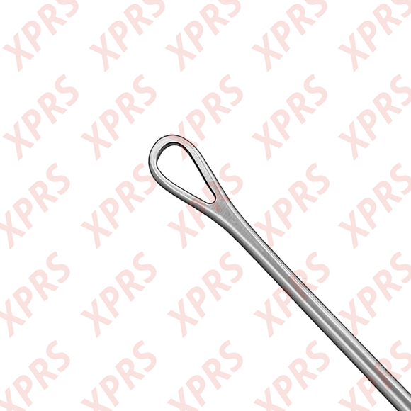 Bumm Uterine Curette, 12", Malleable Shank, Small Blade