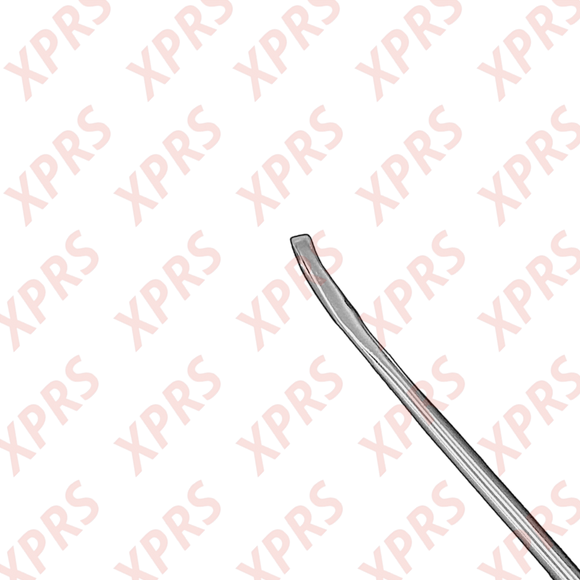 Bumm Uterine Curette, 12", Malleable Shank, Small Blade