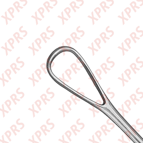 Bumm Uterine Curette, 12.5", Malleable Shank, Large Blade - 0