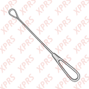 Bumm Uterine Curette, 12.5", Malleable Shank, Large Blade-4