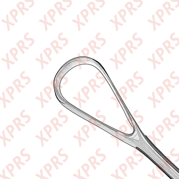 Bumm Uterine Curette, 12.5", Malleable Shank, Large Blade