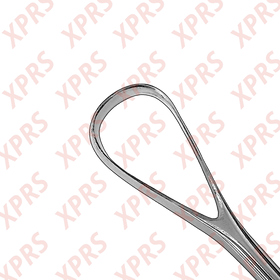 Bumm Uterine Curette, 12.5", Rigid Shank, Large Blade - 0