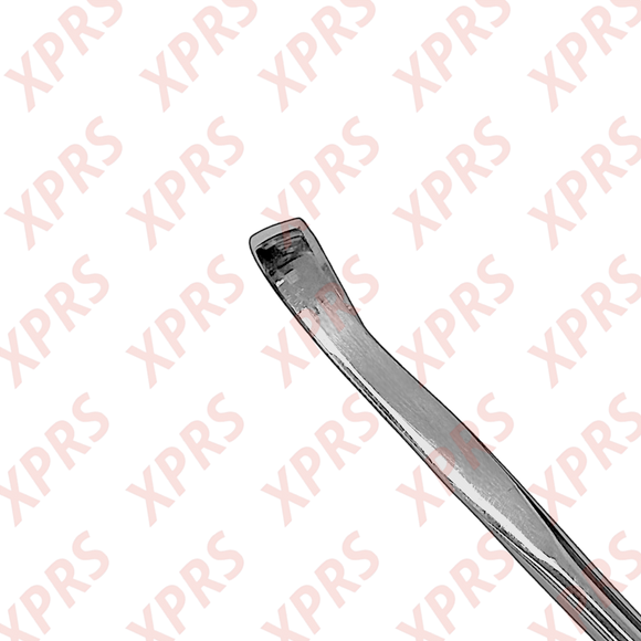 Bumm Uterine Curette, 12.5", Rigid Shank, Large Blade