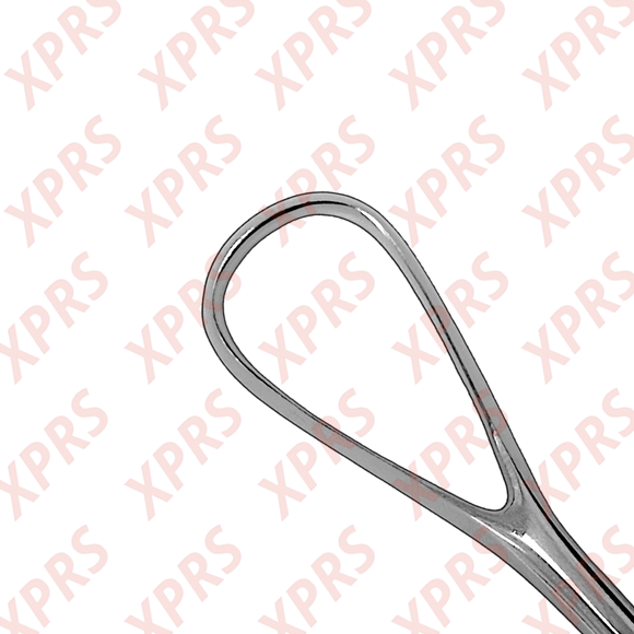 Bumm Uterine Curette, 12.5", Rigid Shank, Large Blade