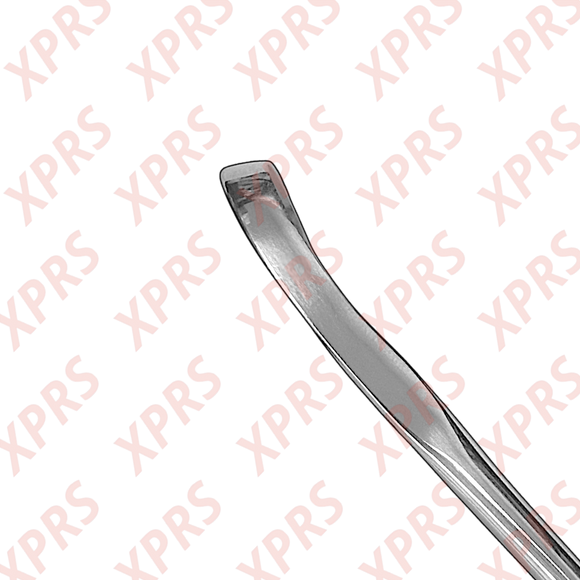 Bumm Uterine Curette, 12.5", Rigid Shank, Large Blade