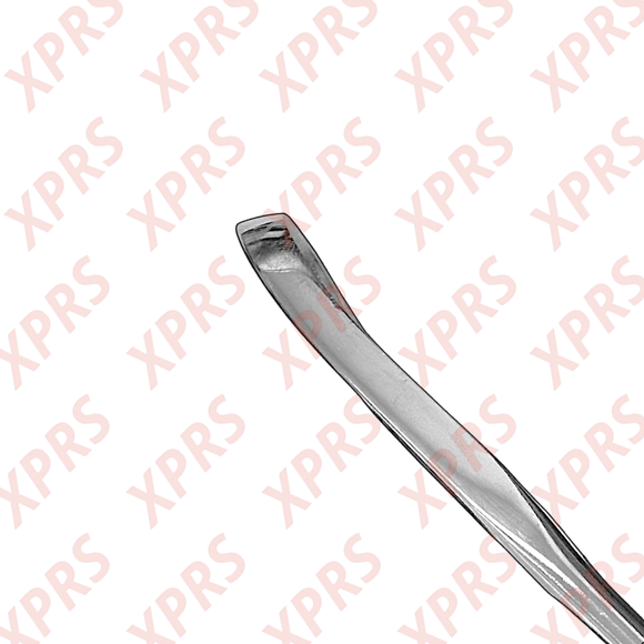 Bumm Uterine Curette, 12.5", Rigid Shank, Large Blade