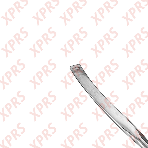 Bumm Uterine Curette, 12.5", Rigid Shank, Large Blade